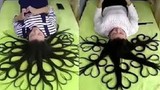 Video: Mái tóc ma thuật khiến các chị em khóc thét